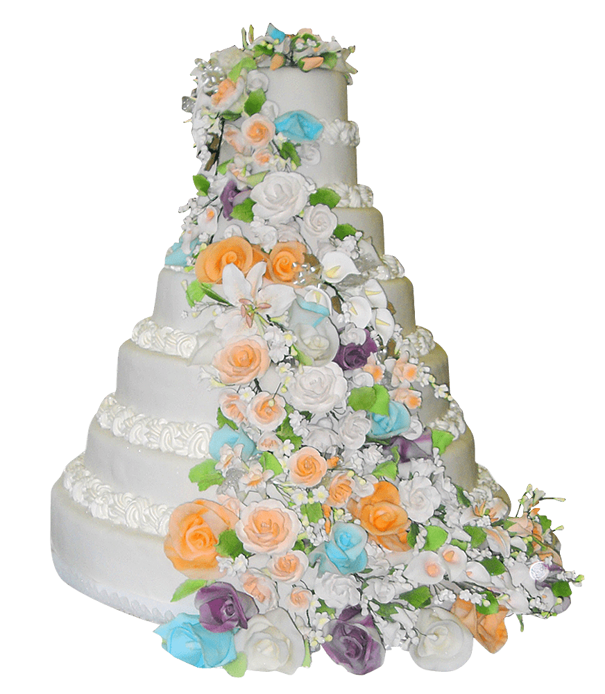 Торт свадебный Водопад №399
