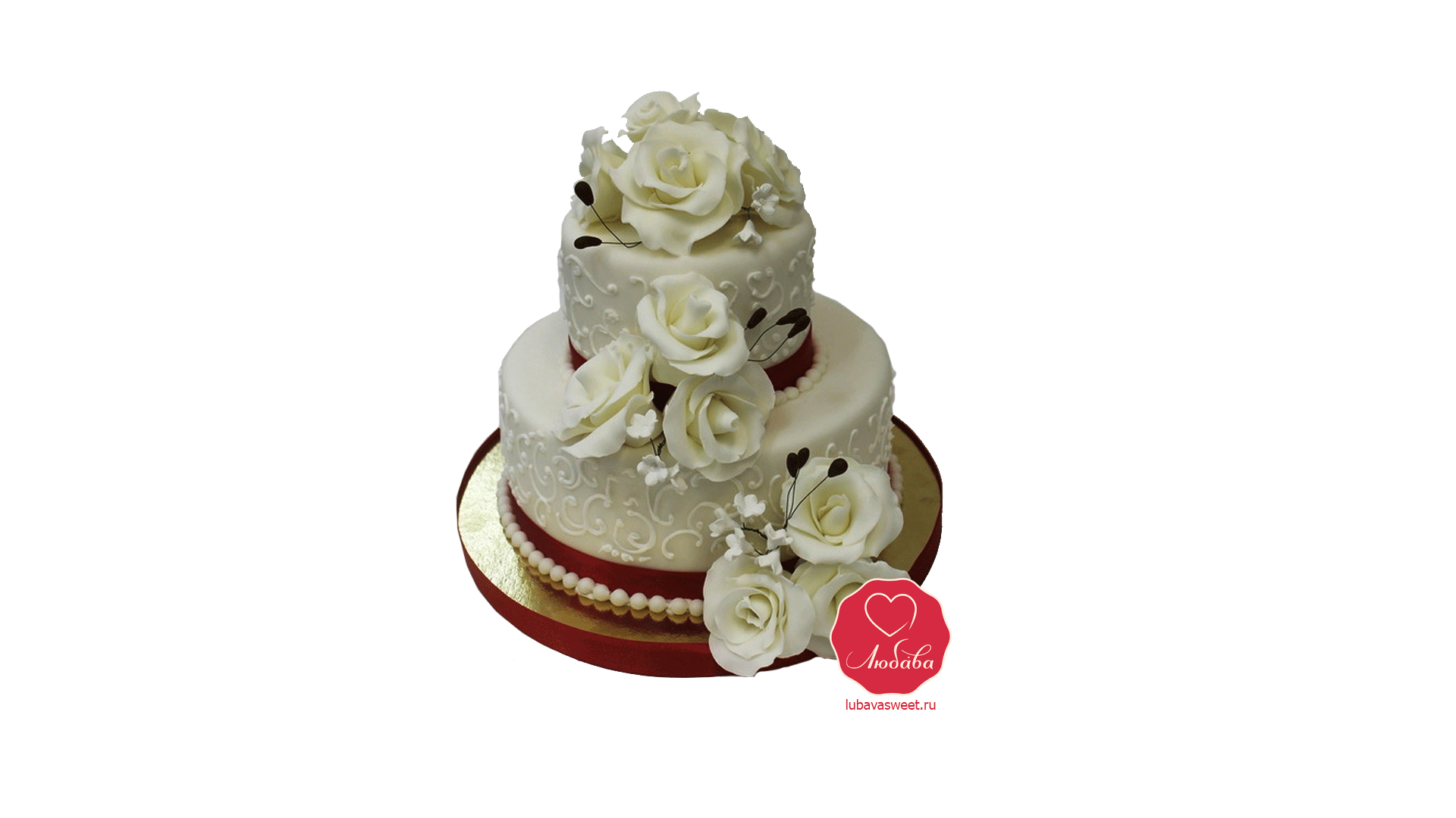 Торт Свадебные розы №1032