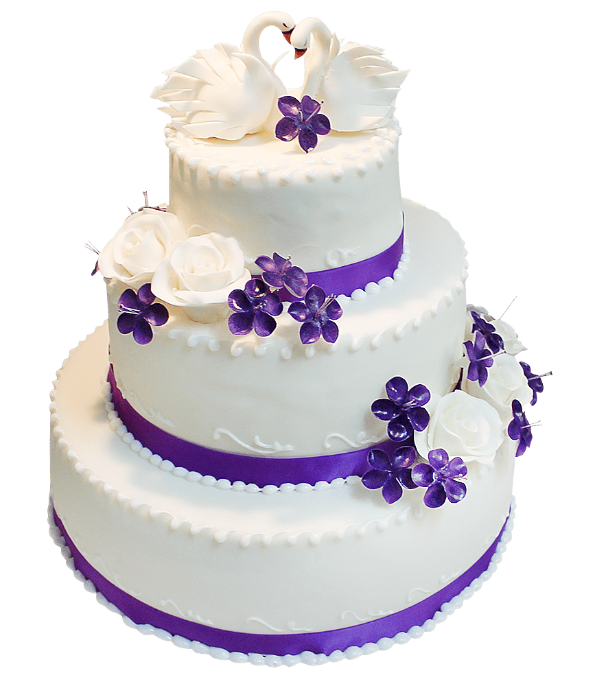 Торт свадебный Лебеди №274