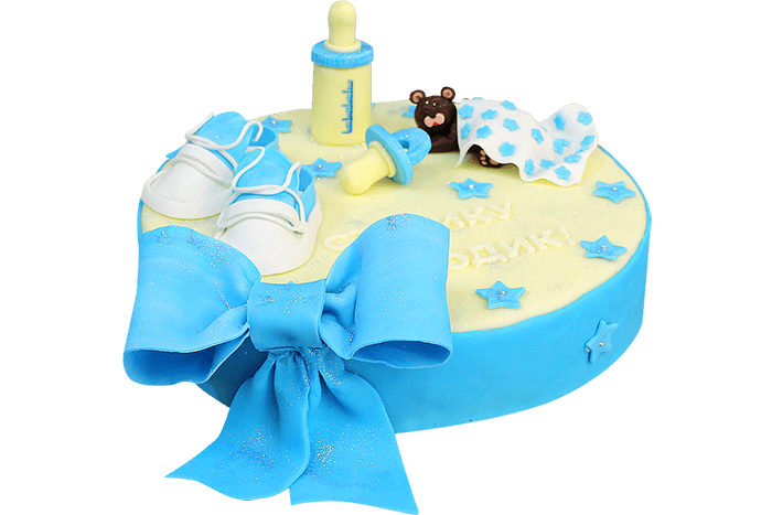 Торт для мальчика на 1 годик №150