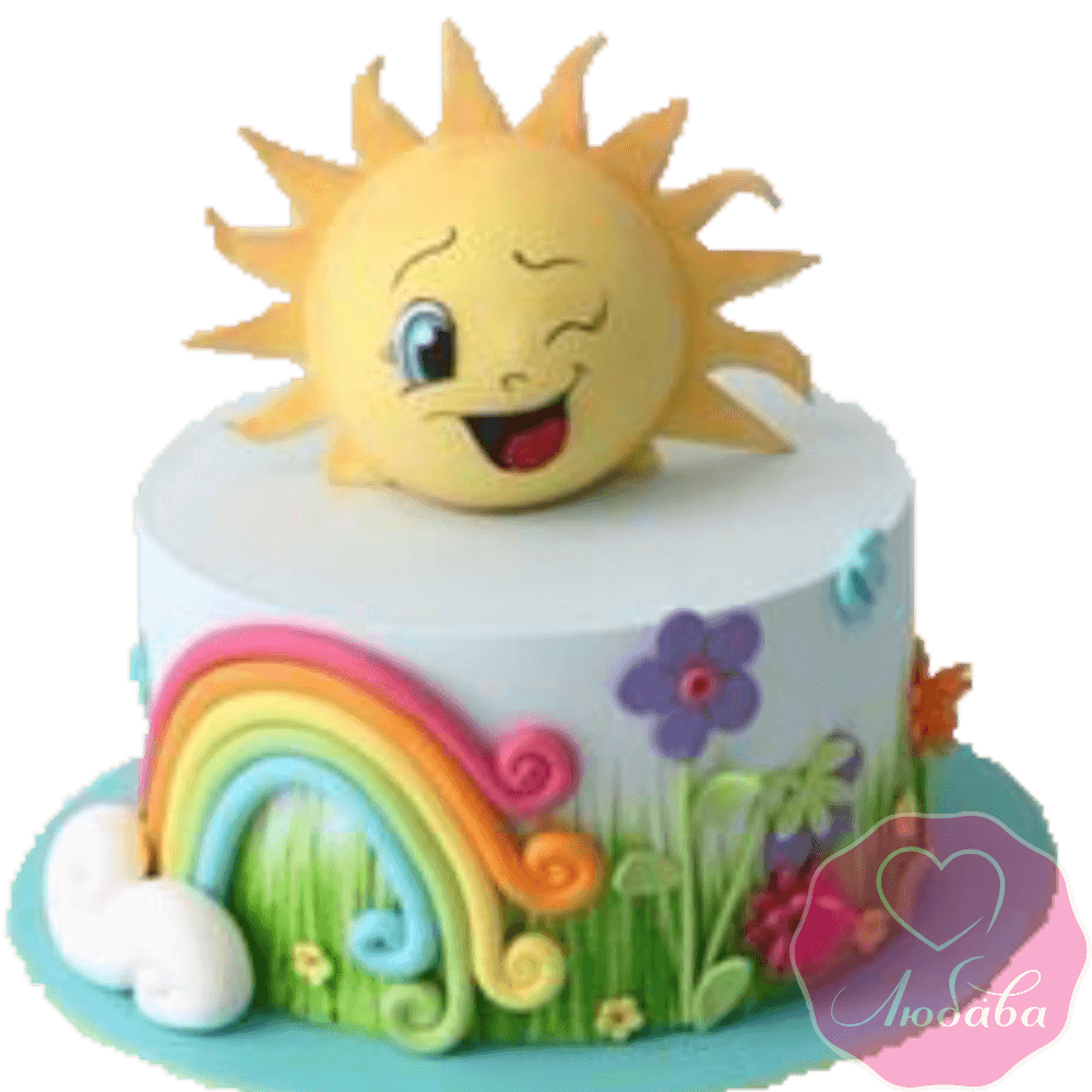 Торт детский солнышко №2272