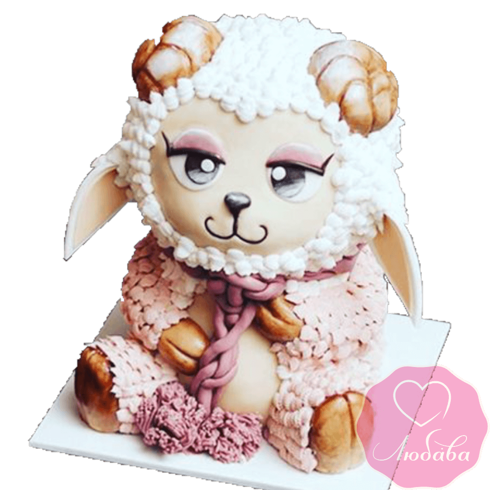 Торт детский овечка №2309