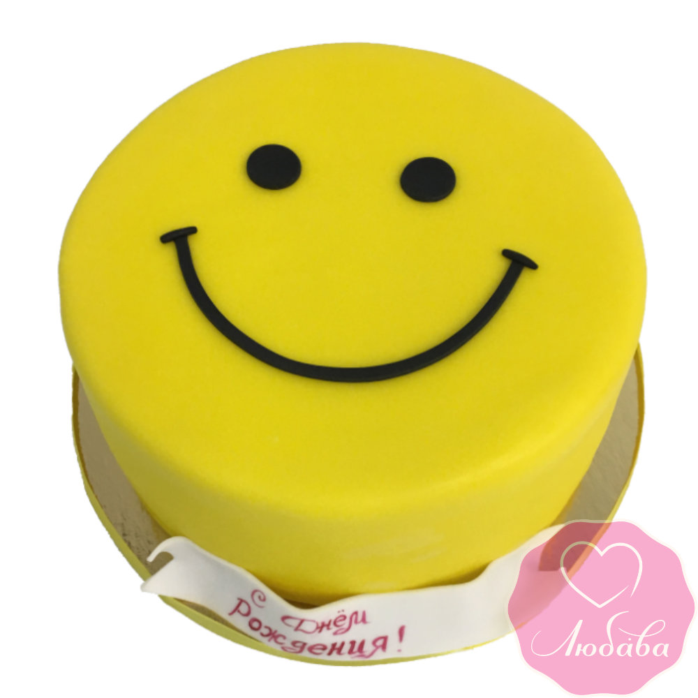 Торт детский смайлик №2583