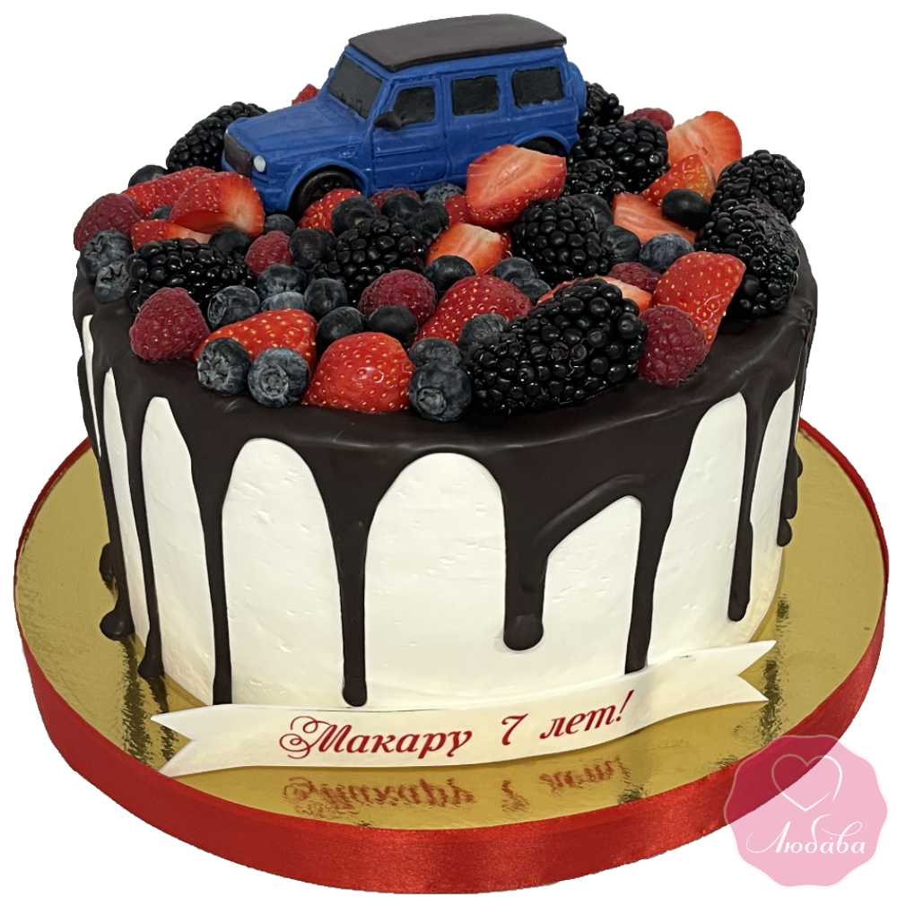 Торт с машиной №3504