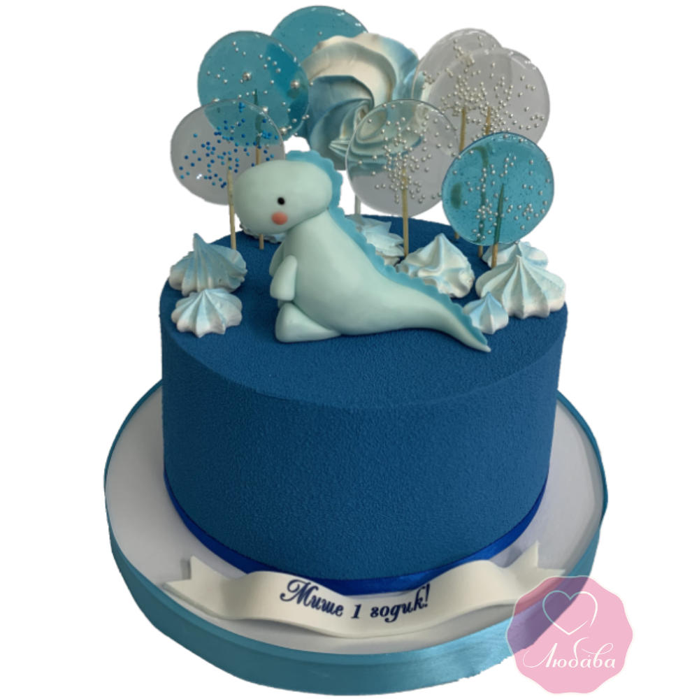 Торт с динозавром №3493