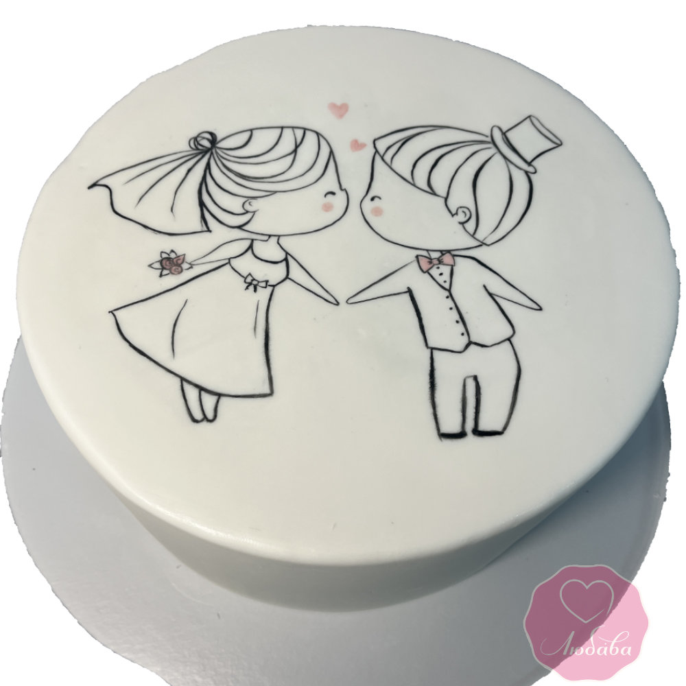 Торт с рисунком №3503